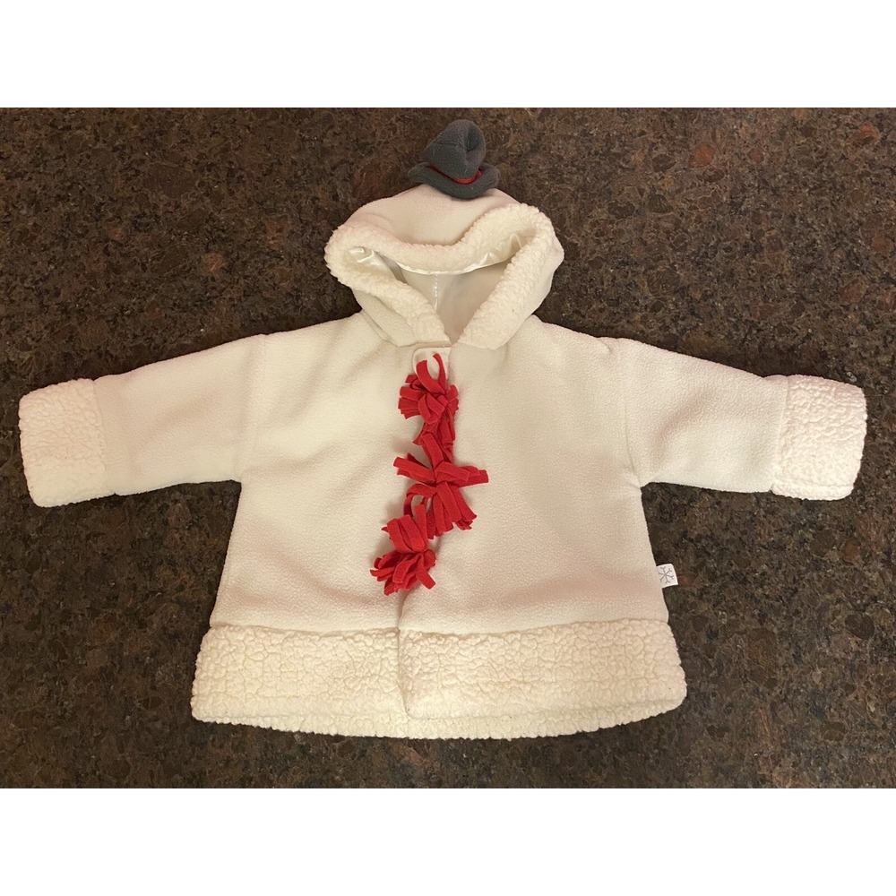 GUND BABY INFANT SNOWMAN CHRISTMAS HALLOWEEN COSTUME JACKET SIZE 3-12 MONTHS